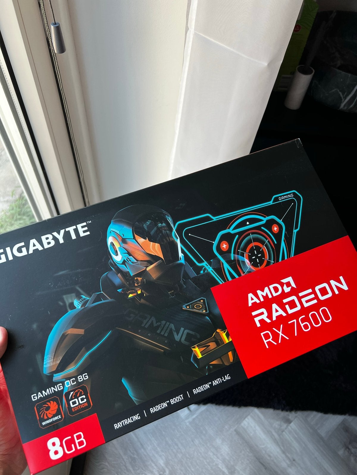 Gigabyte AMD Radeon RX 7600 Gaming OC 8GB Videokaart, Computers en Software, GDDR6, PCI-Express 4, Ophalen of Verzenden, Zo goed als nieuw