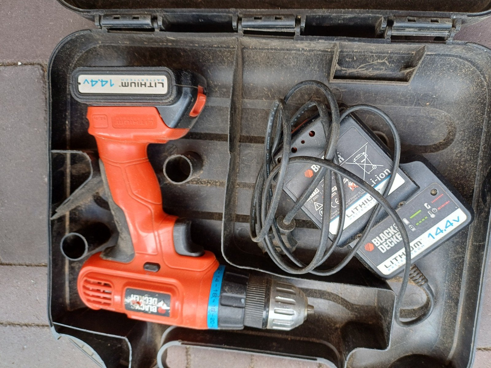 black&decker boor schroeftol, Ophalen of Verzenden, Gebruikt, Minder dan 400 watt, Boor- en Schroefmachine