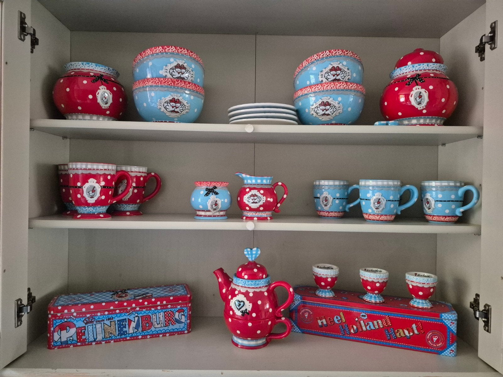 Koekepeer Servies -  Vrolijk, Huis en Inrichting, Ophalen, Overige merken, Keramiek, Zo goed als nieuw