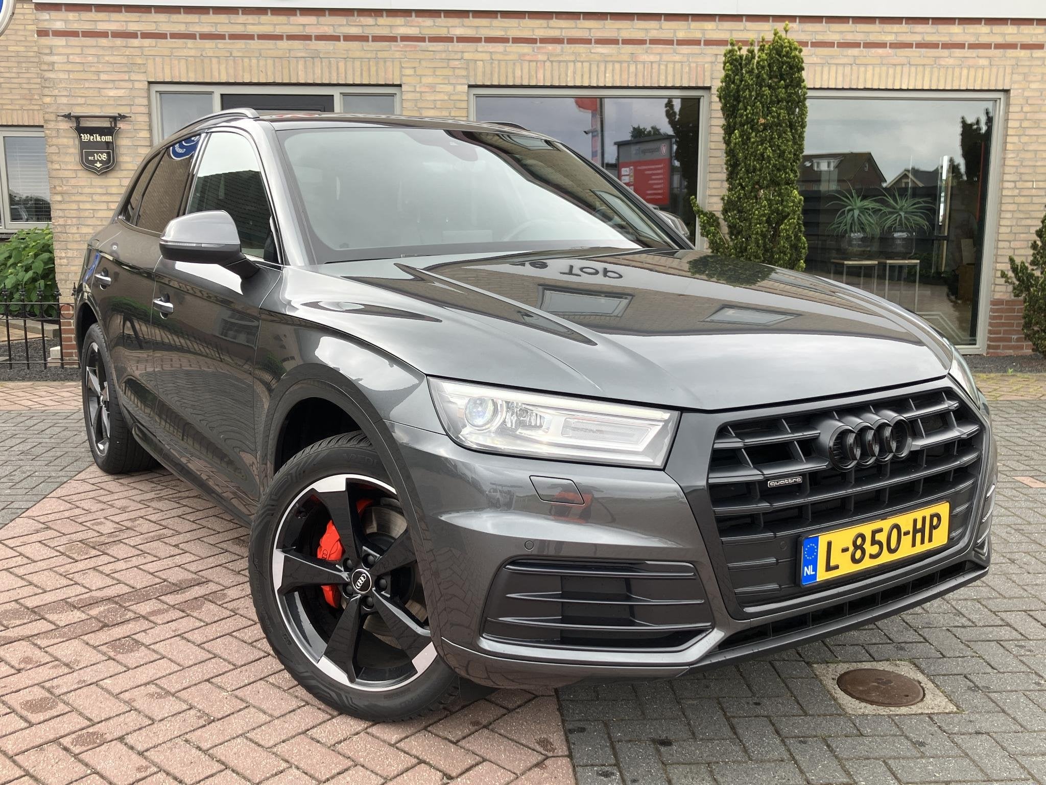 Audi Q5 2.0 TFSI quattro | Pano | Trekhaak | Leder, Auto's, Automaat, Stof, 4 cilinders, 14 km/l