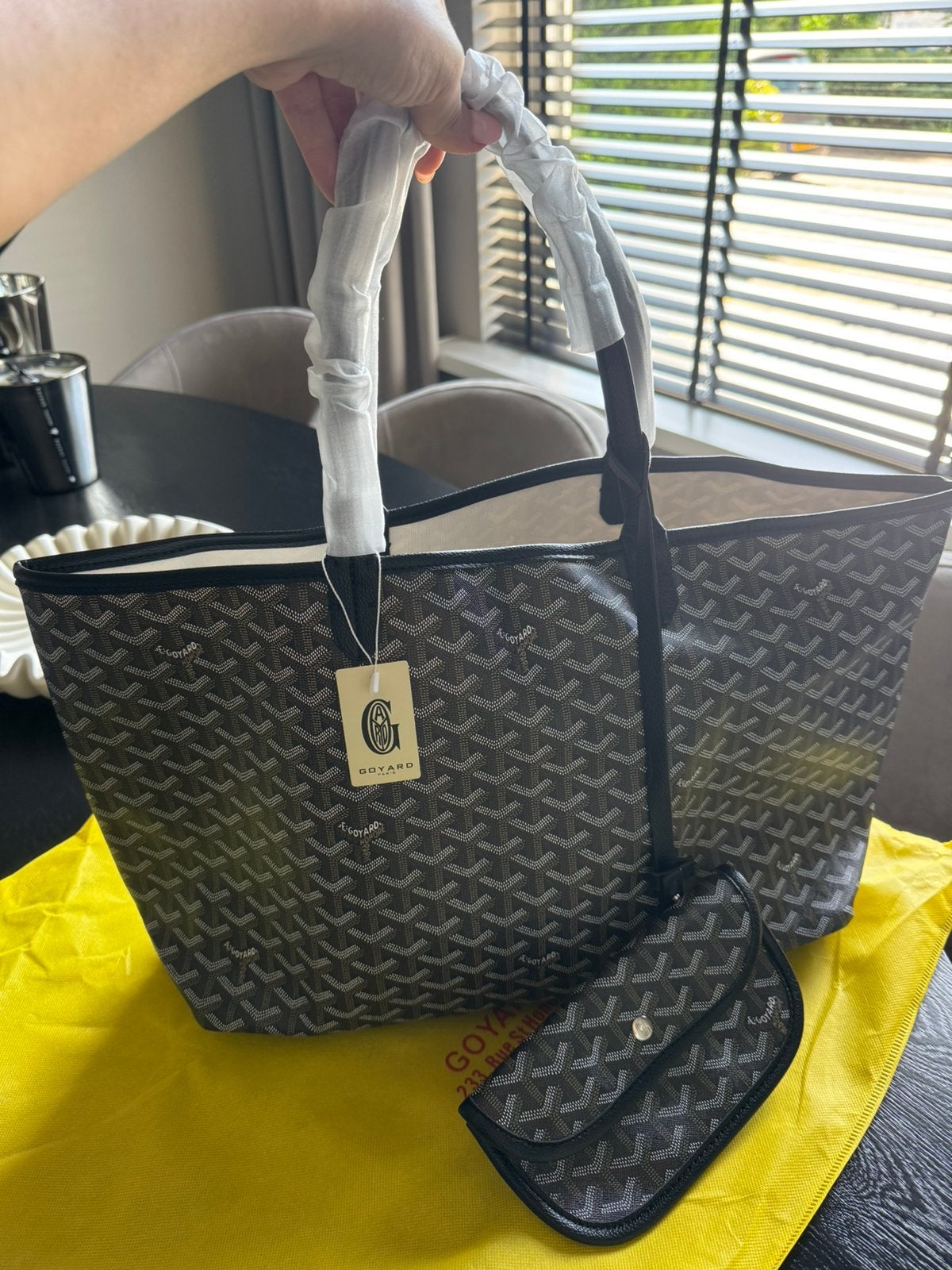 Goyard tas shopper zwart, Sieraden, Tassen en Uiterlijk, Tassen | Damestassen, Ophalen of Verzenden, Nieuw, Zwart, Shopper
