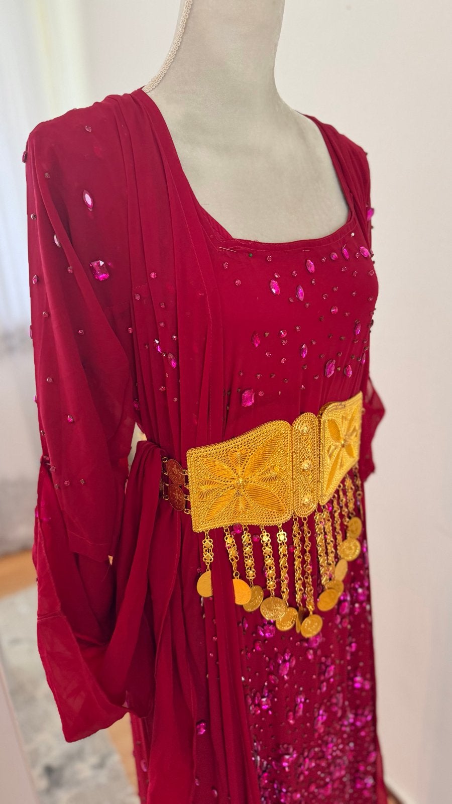 Koerdische jurk maat S/M, Kleding | Dames, Jurken, Ophalen of Verzenden, Zo goed als nieuw, Maat 38/40 (M)