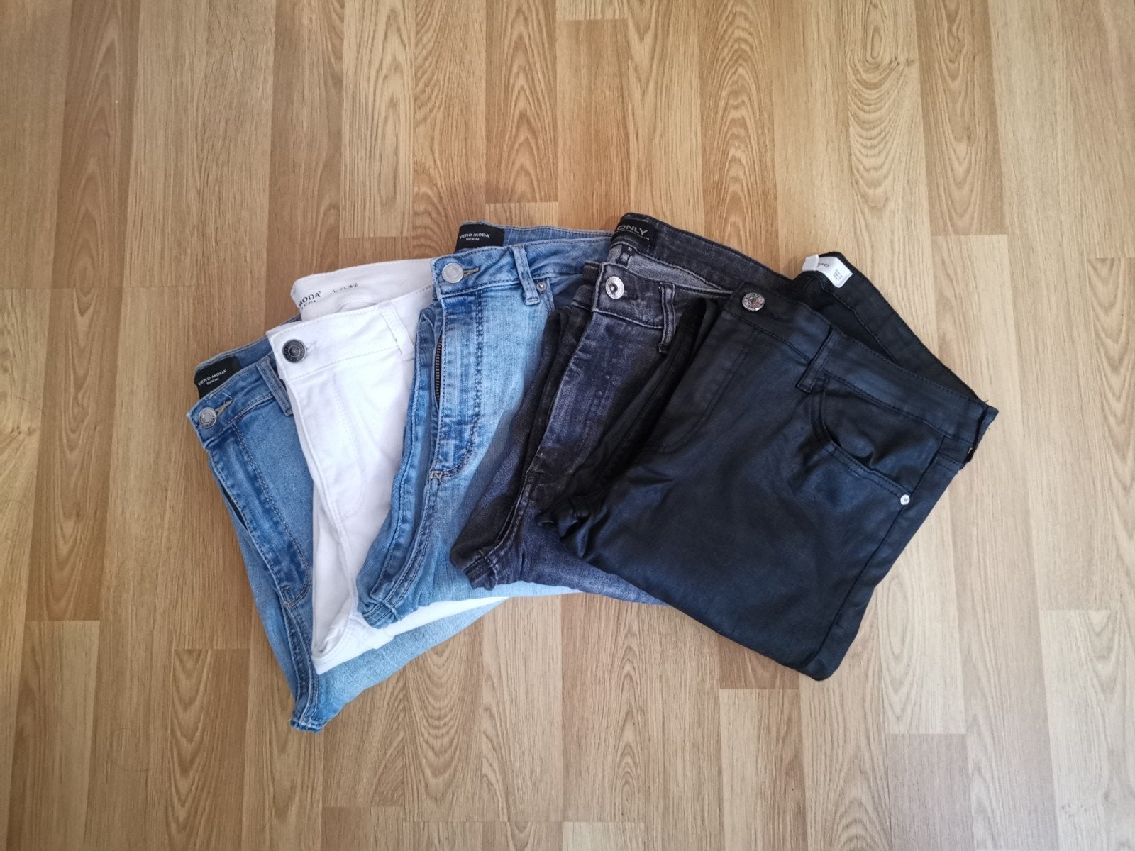 Kledingpakket dames maat M/L, broek, rok, jurk, top, Verzenden, Gedragen, Overige kleuren, Overige jeansmaten