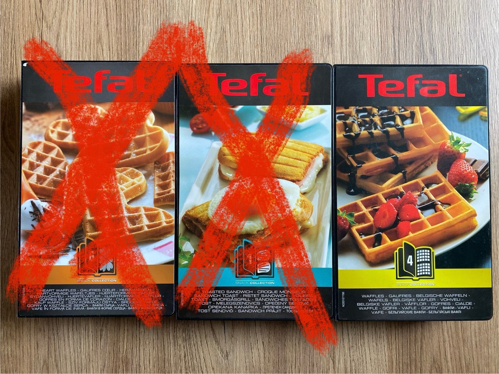 Tefal snack collection nr 4, Verzenden, Zo goed als nieuw