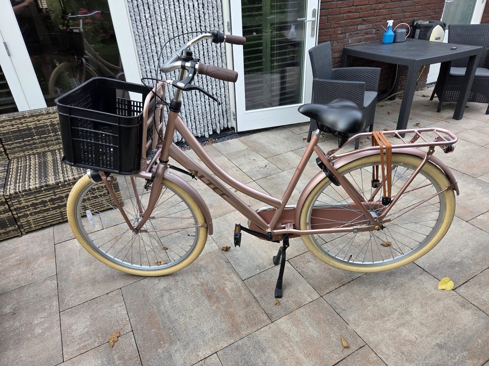 Altec Dutch transportfiets 28 inch – Lavender, Fietsen en Brommers, Fietsen | Dames | Damesfietsen, Terugtraprem, 50 tot 53 cm