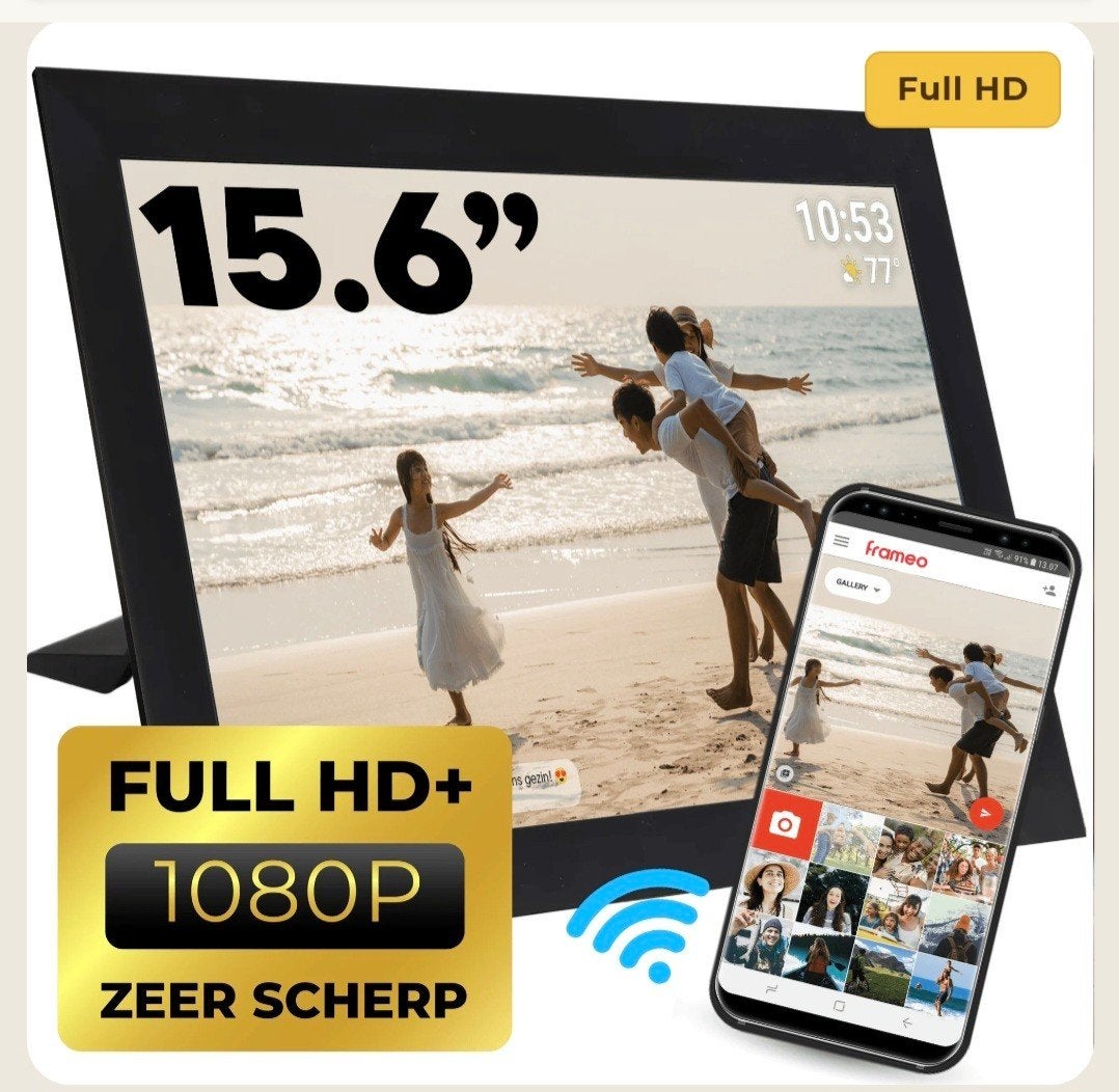 Nieuw in doos ! Denver 15.6" Full HD digitale fotolijst, Denver, Diavoorstelling, Nieuw, Ophalen of Verzenden