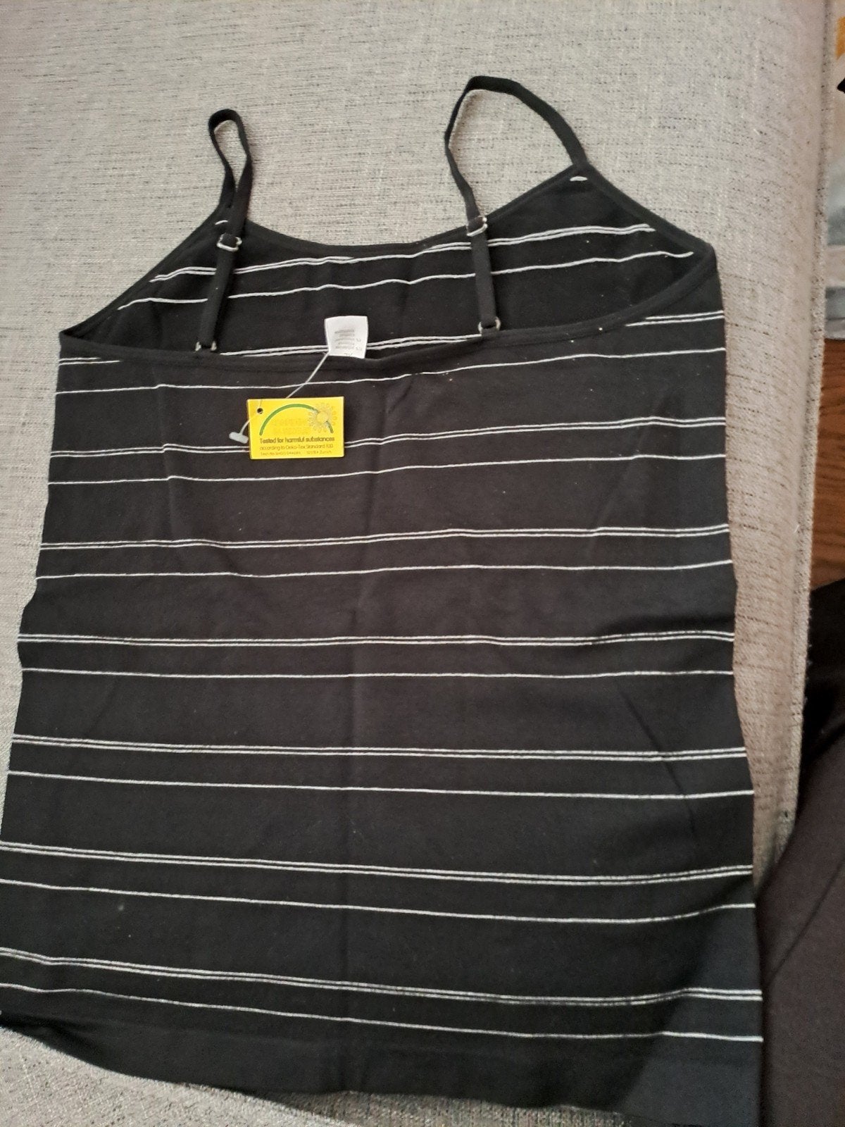 Zwart gestreept hemdje, maat XL, Kleding | Dames, Zwart, Maat 46/48 (XL) of groter, Nieuw, Ophalen of Verzenden