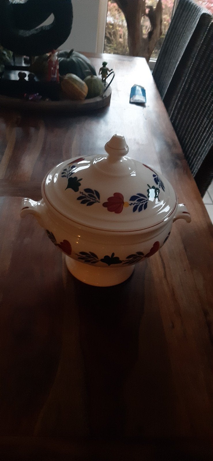 soepterrine van Boerenbont, Ophalen of Verzenden, Zo goed als nieuw, Aardewerk, Landelijk/Boerenbont