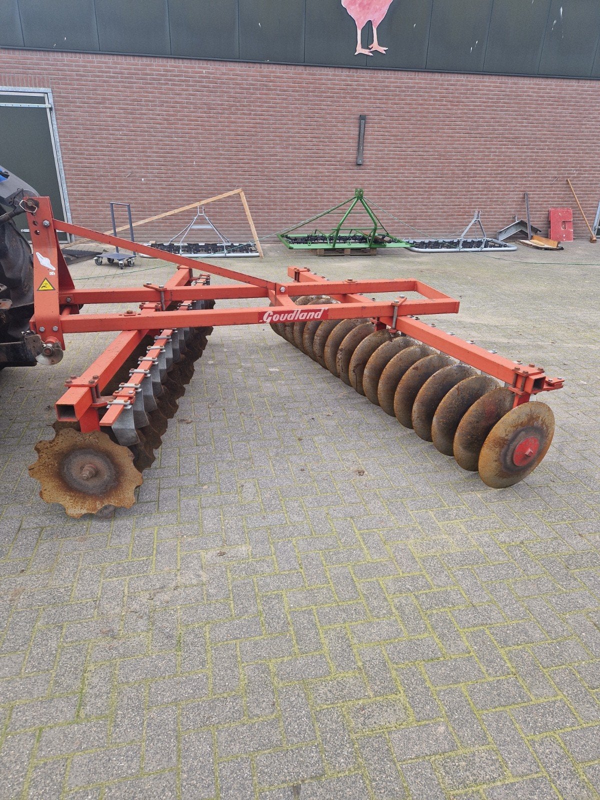 te koop gebruikte goudland schijveneg, Ophalen of Verzenden, Grondbewerking