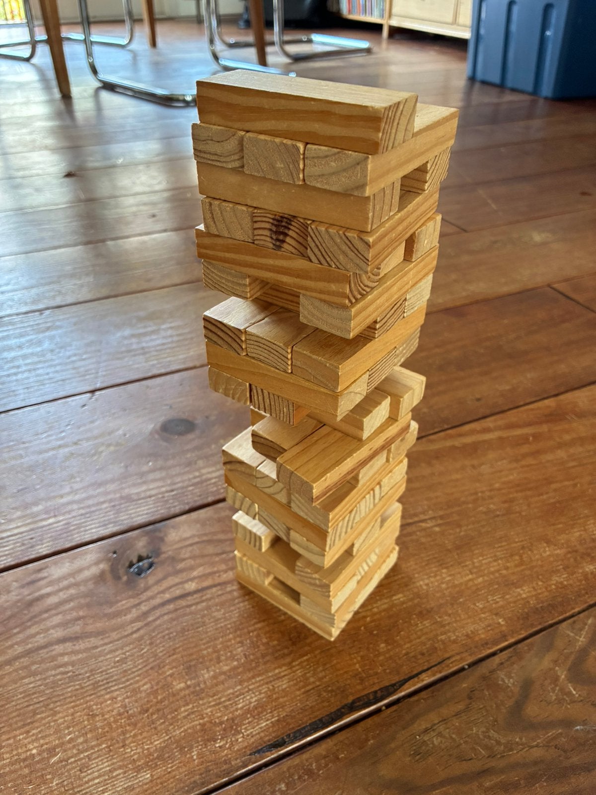 Toren van Jenga, Ophalen, Gebruikt