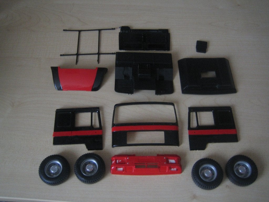 Italeri MAN Cabine, Italeri, Groter dan 1:32, Ophalen of Verzenden, Zo goed als nieuw