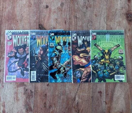 5 Wolverine Comics - Marvel Knights, Boeken, Strips | Comics, Gelezen, Meerdere comics, Amerika, Ophalen of Verzenden
