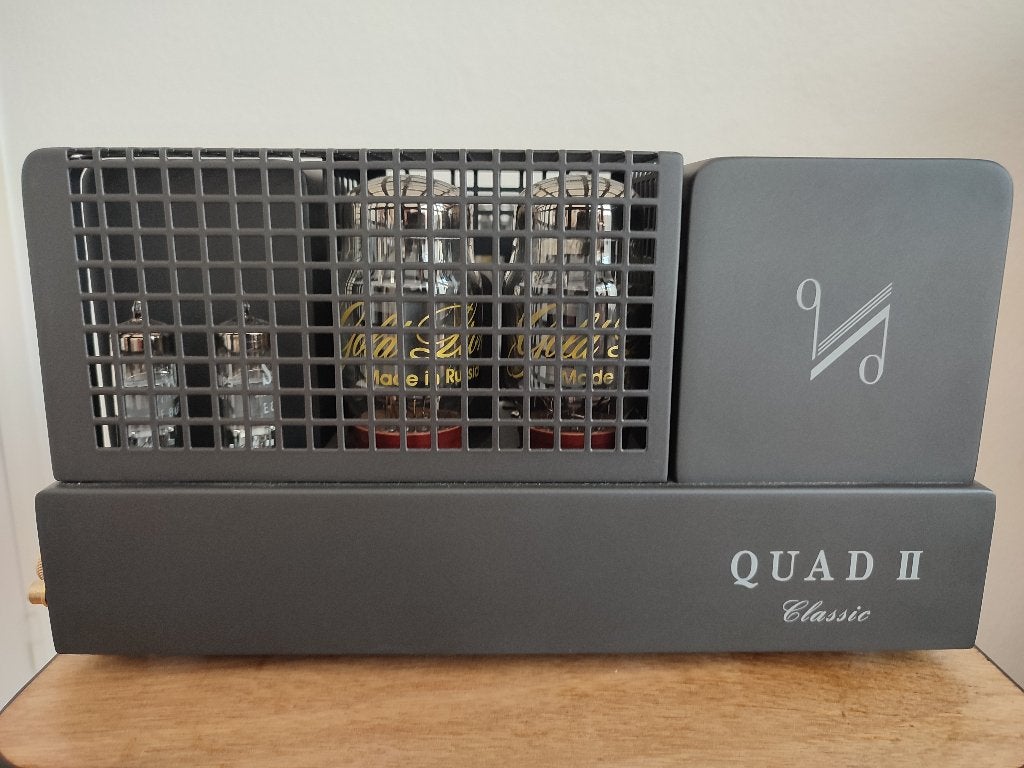 Quad II classic + upgrade, Audio, Tv en Foto, Versterkers en Receivers, Ophalen of Verzenden, Zo goed als nieuw, Minder dan 60 watt