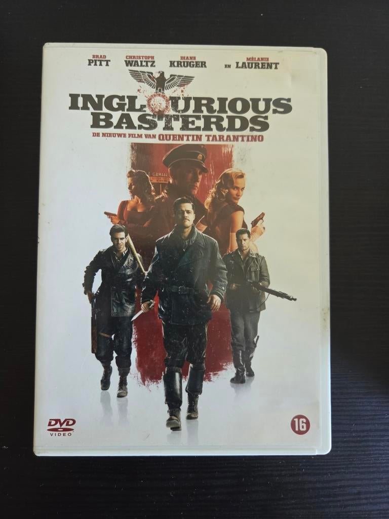 Inglourious Basterds DVD - Quentin Tarantino film, Vanaf 16 jaar, Ophalen, Gebruikt, Oorlog