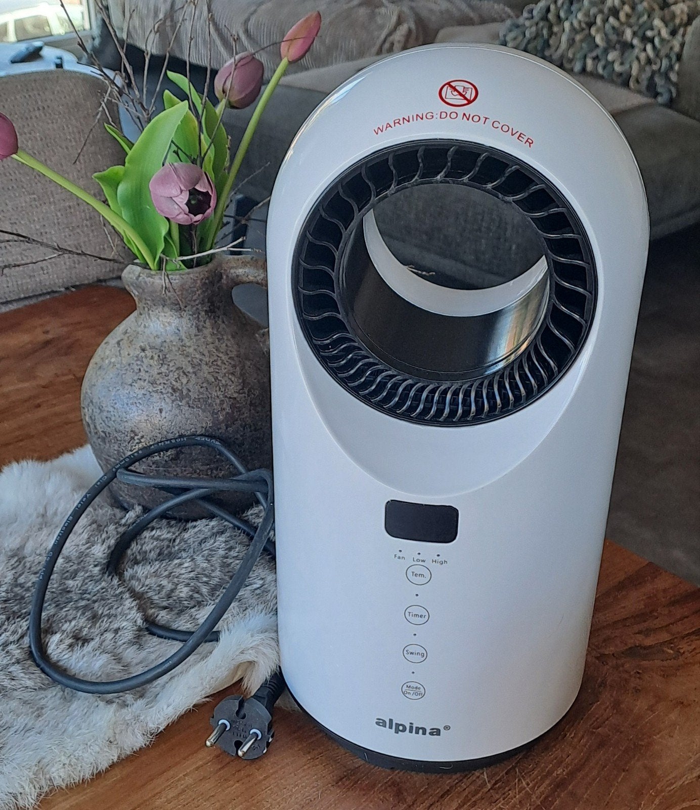 Ventilatorkachel, Ophalen of Verzenden, Zo goed als nieuw, Tafelventilator