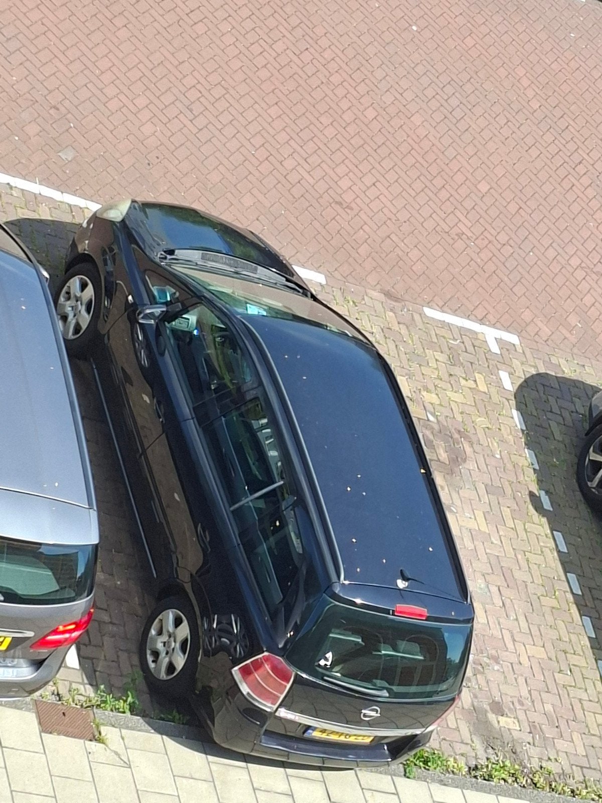 Opel Zafira 1.8 2006 Zwart, Auto's, 4 cilinders, Zwart, Origineel Nederlands, Particulier
