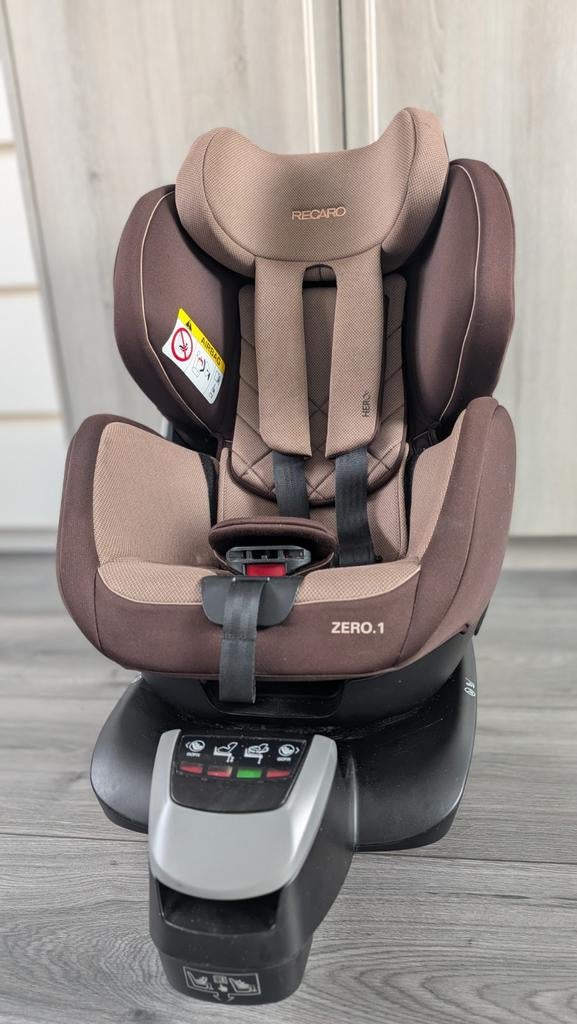 Recaro Zero.1 i-Size autostoel - Bruin, Ophalen, Gebruikt