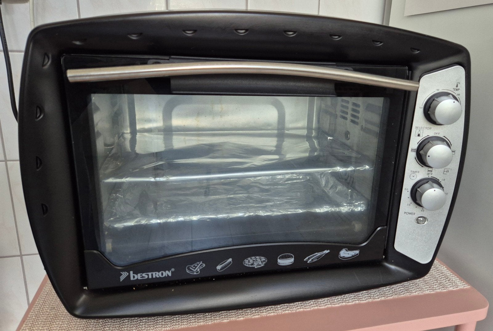 Mini-oven met grillfunctie, Witgoed en Apparatuur, Ovens, Ophalen, Minder dan 45 cm, Minder dan 45 cm, Vrijstaand