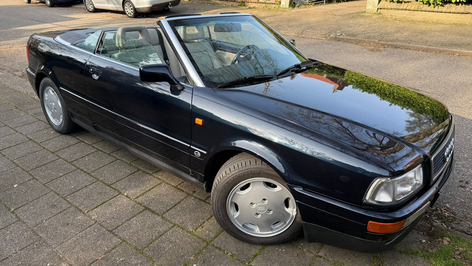 Audi Cabrio 2.0 85KW E2 1995 Blauw project !, Voorwielaandrijving, 4 cilinders, Blauw, Handgeschakeld