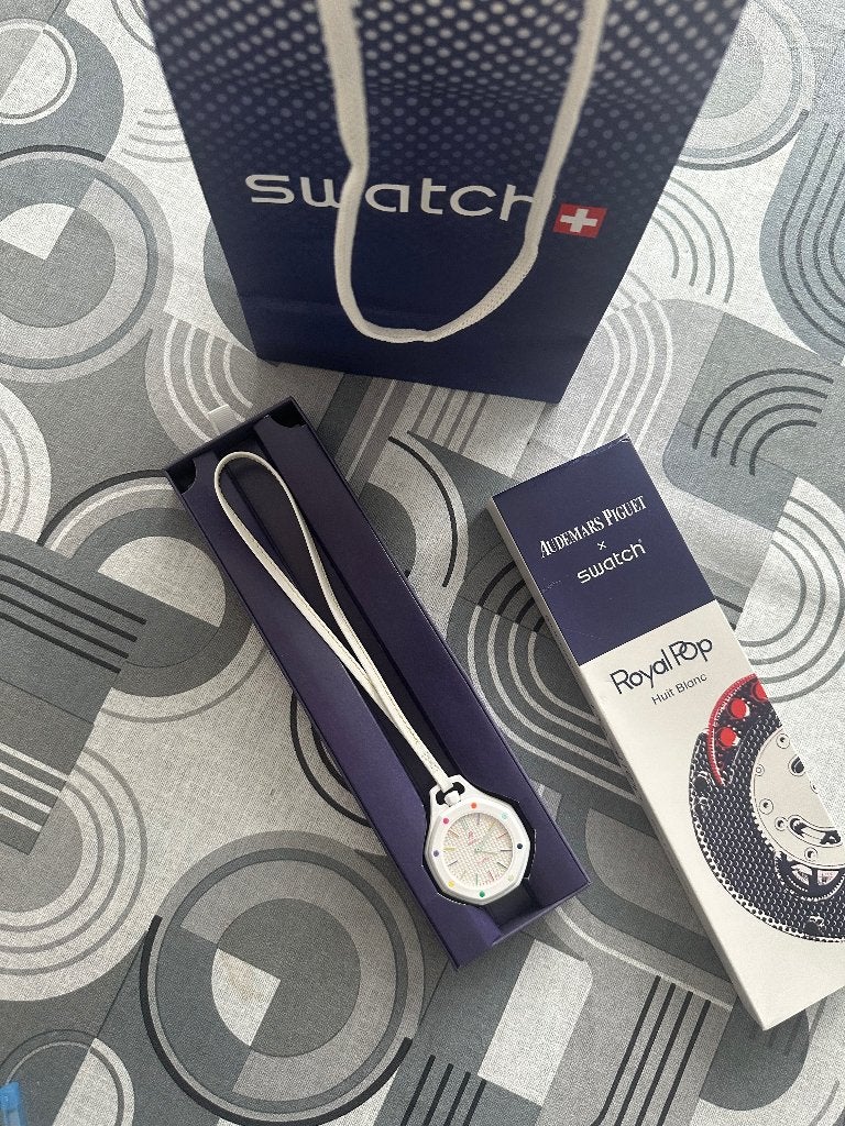 Ap x Swatch, Sieraden, Tassen en Uiterlijk, Kunststof, Polshorloge, Swatch, Nieuw