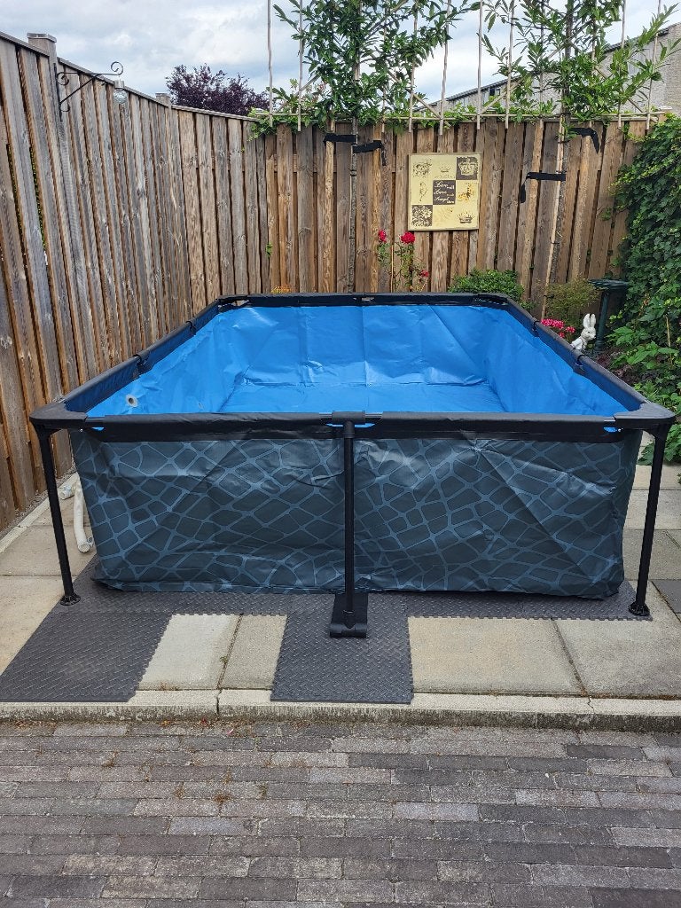 Zwembad Exit Stone 300x200x65 + reserve liner!, Tuin en Terras, Zwembaden, Ophalen, Gebruikt, Opzetzwembad, 200 tot 400 cm