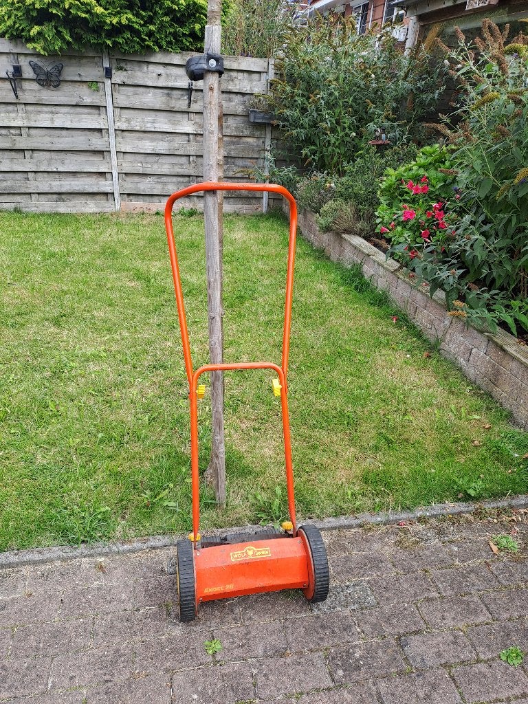 Handgrasmaaier, Tuin en Terras, Ophalen, Gebruikt, Handgrasmaaier, Balkmaaier