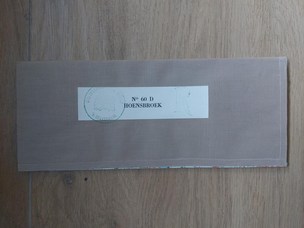 60D Hoensbroek Sittard Gangelt Brunssum Stafkaart uit 1968, Topografische Dienst Nederland, Ophalen of Verzenden, 1800 tot 2000