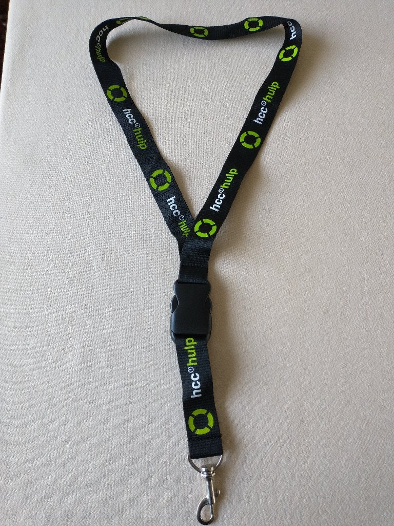 Zwart Keycord van HCC!Hulp, Ophalen of Verzenden, Nieuw, Merk