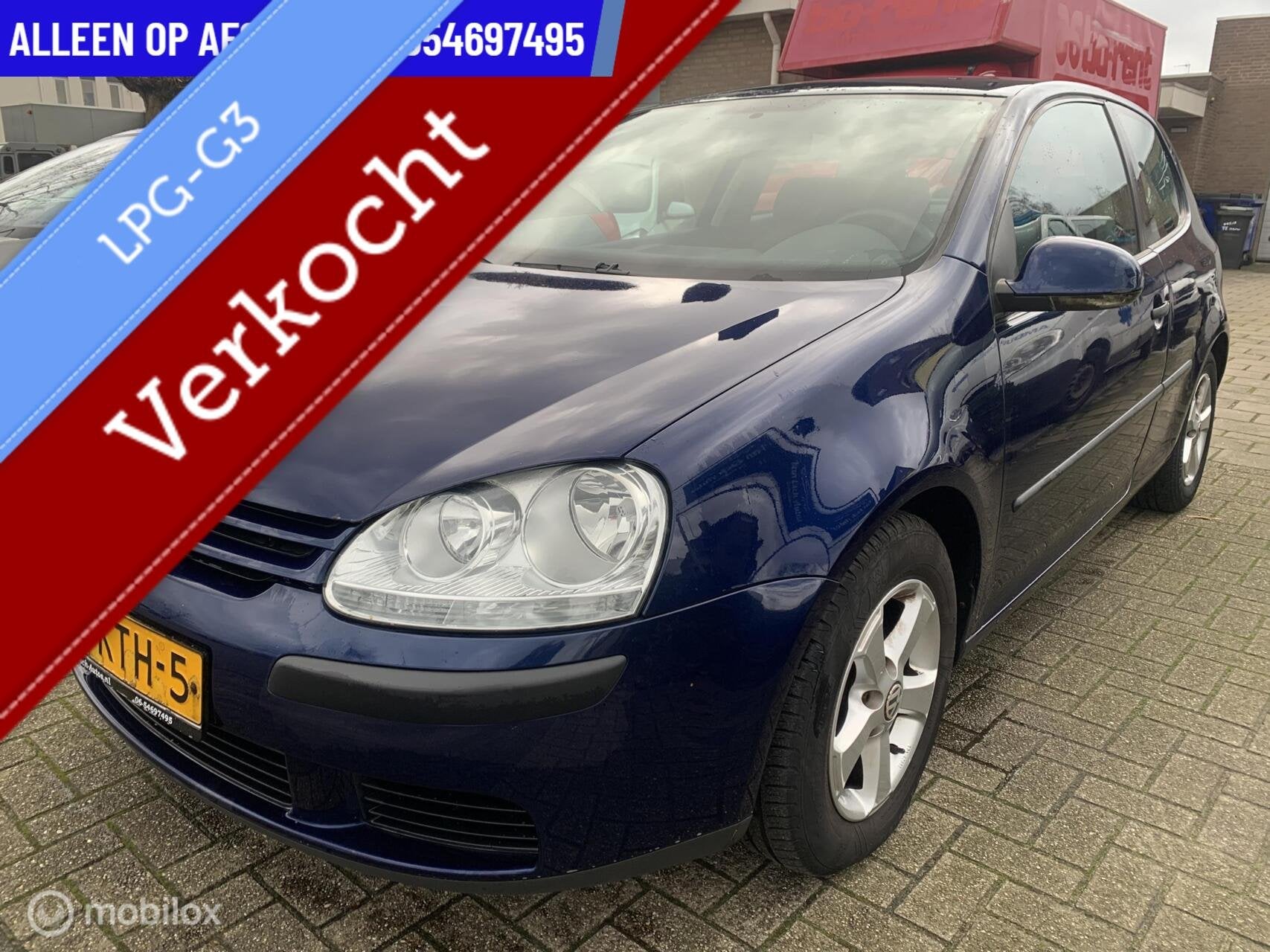 Volkswagen Golf 1.4 AIRCO LPG / G3 APK 16-01-2026, Auto's, Voorwielaandrijving, Gebruikt, Zwart, 4 cilinders