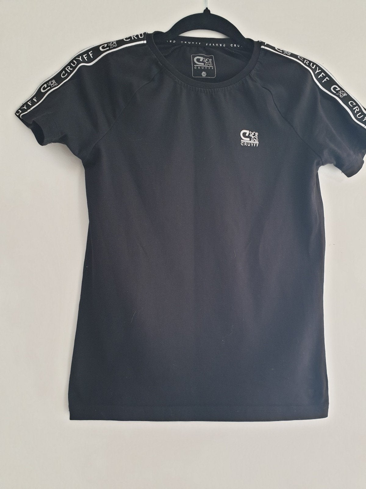 Cruyff T-shirt Zwart Maat 152, Jongen of Meisje, Ophalen of Verzenden, Zo goed als nieuw, Shirt of Longsleeve
