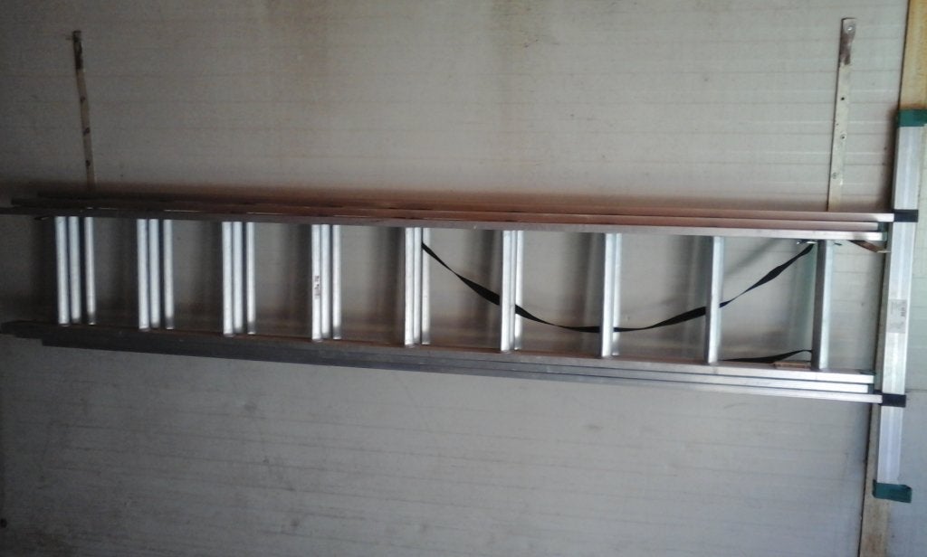 tekoop een ladder prijs bieden, Doe-het-zelf en Verbouw, Ladders en Trappen, Ophalen, Zo goed als nieuw, Ladder, Opvouwbaar of Inschuifbaar