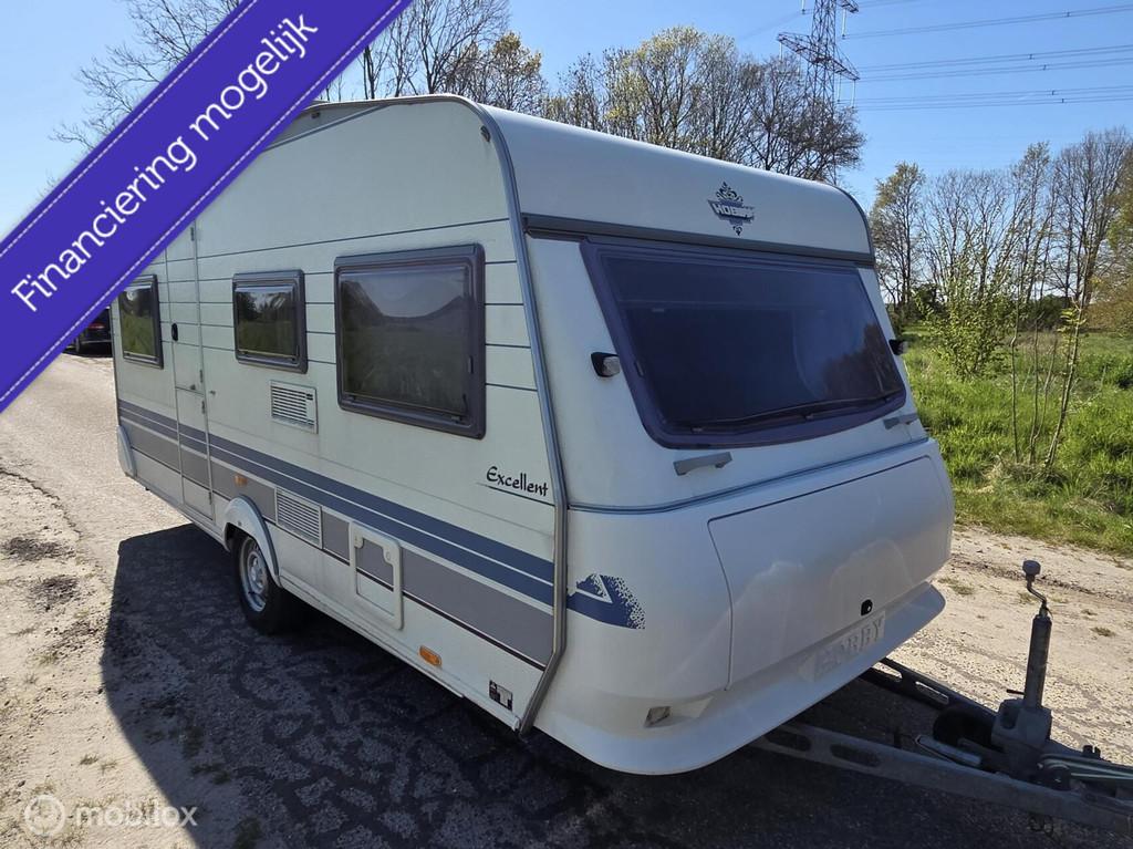 Hobby 470 + voortent & luifel | Direct mee, Gascomfoor, Rondzit, Hobby, Bedrijf