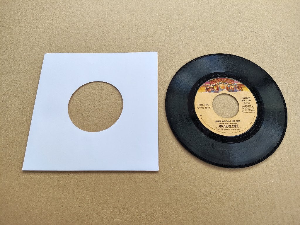 7" Single: The Four Tops - When She Was My Girl (1981) USA, Verzenden, Gebruikt, 7 inch, Pop