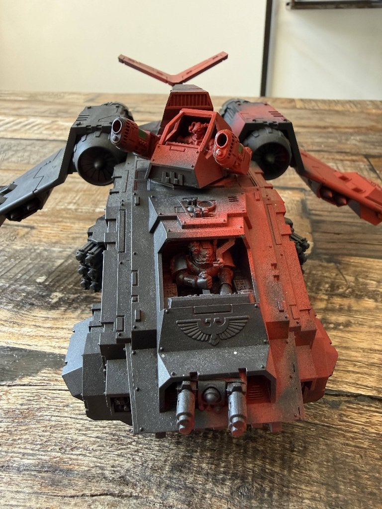 Space Marine Stormraven Gunship - Met Base & Airbrush, Ophalen of Verzenden, Warhammer 40000