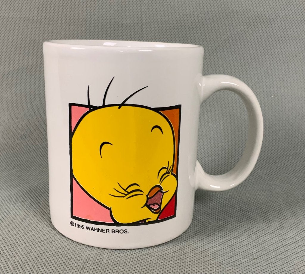 Looney Tunes Warner Bros Tweety mok, Verzamelen, Stripfiguren, Ophalen of Verzenden, Looney Tunes, Zo goed als nieuw, Gebruiksvoorwerp