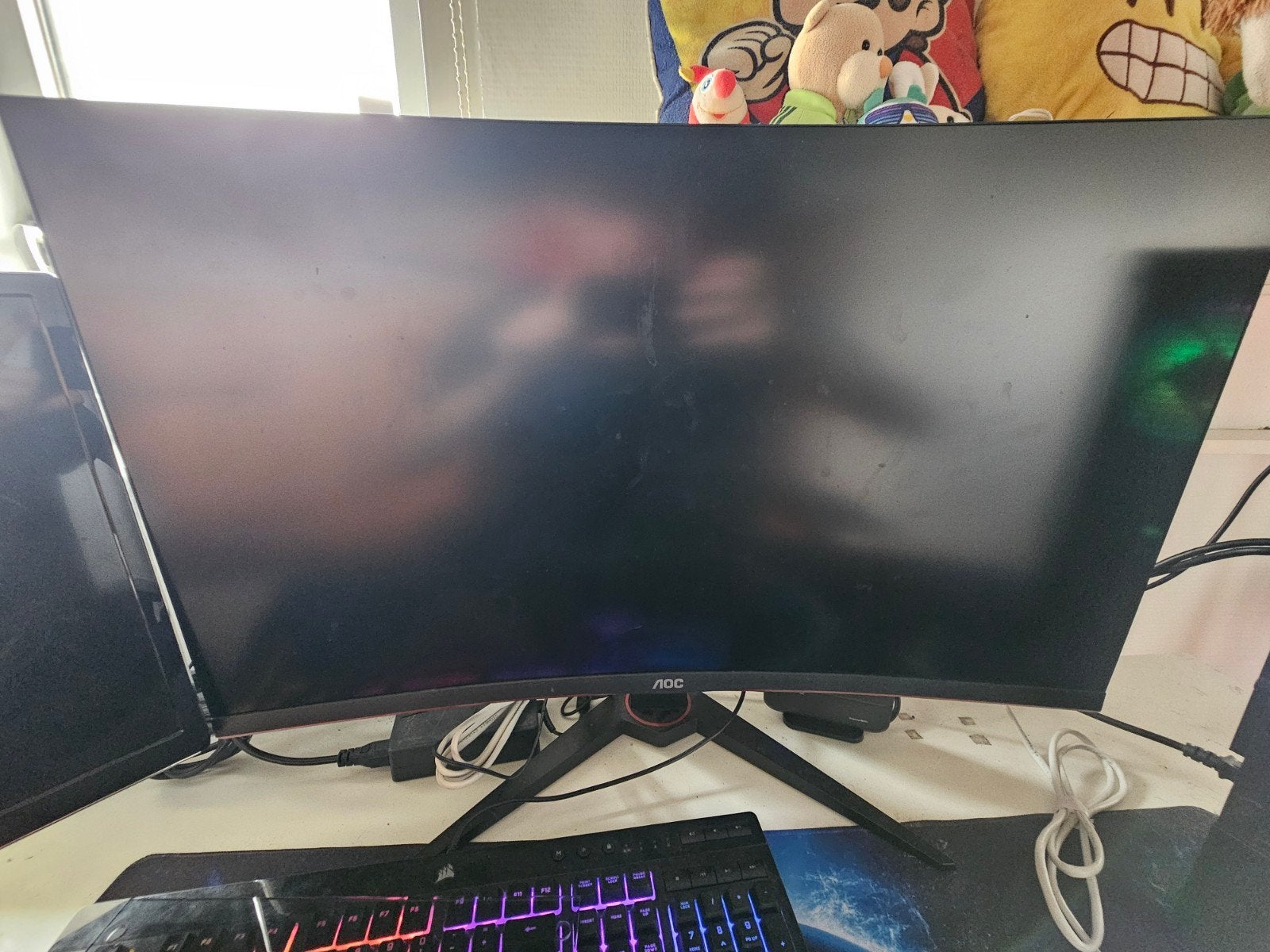 AOC 32 inch, 1440p, 165hz, Gebruikt, Curved, VA, AOC