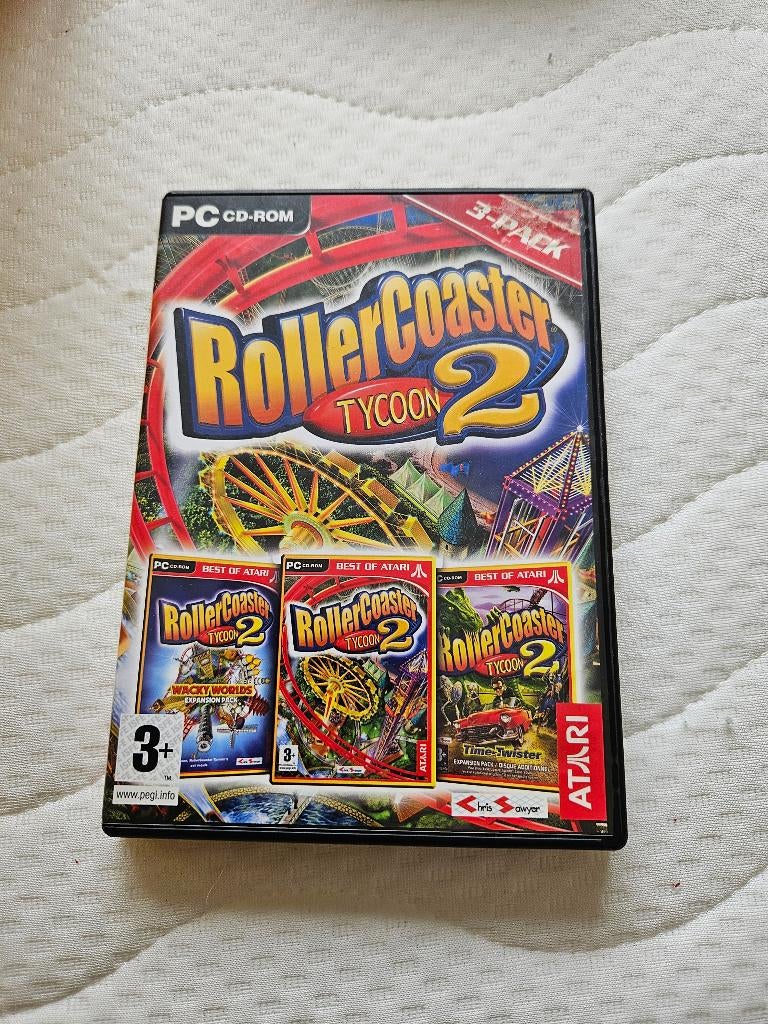 Computerspel Rollercoaster tycoon 2, Ophalen, Gebruikt, 1 speler, Vanaf 3 jaar