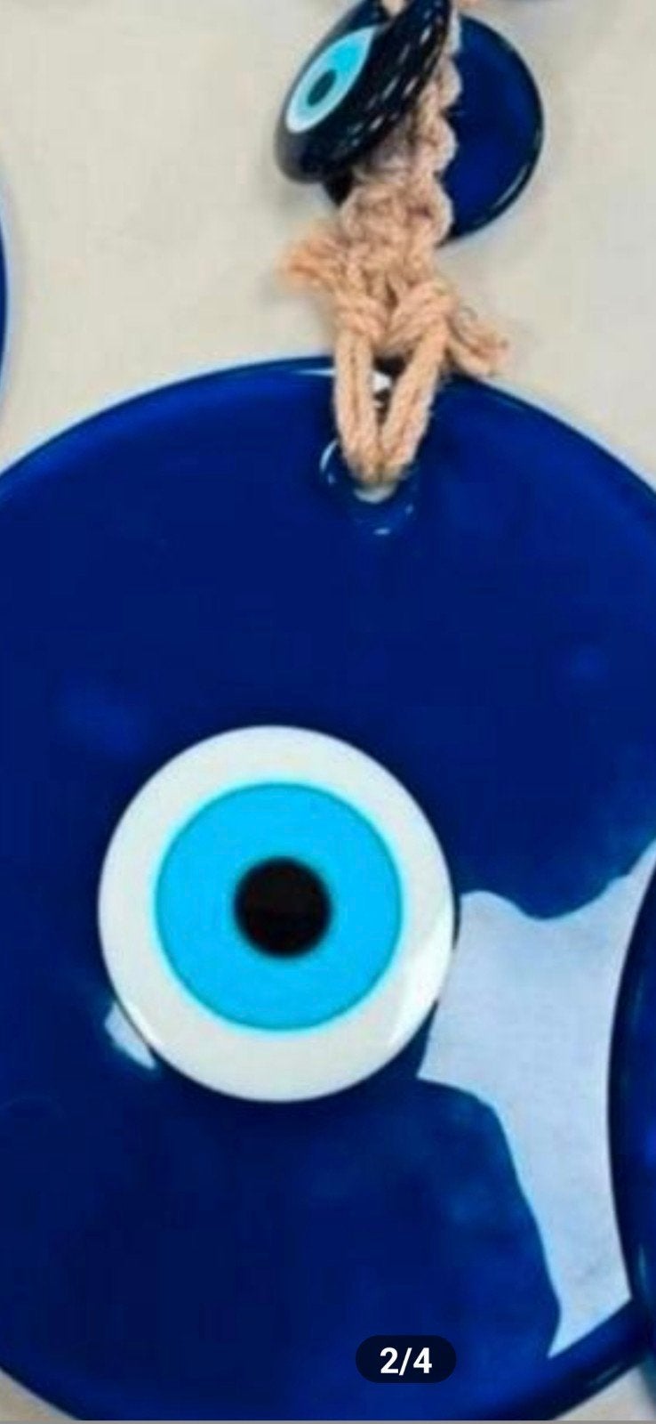 Nazar Boncuk Boze Oog Hanger - Bescherming & Decoratie, Huis en Inrichting, Blauw, Nieuw, Ophalen of Verzenden, Oosters