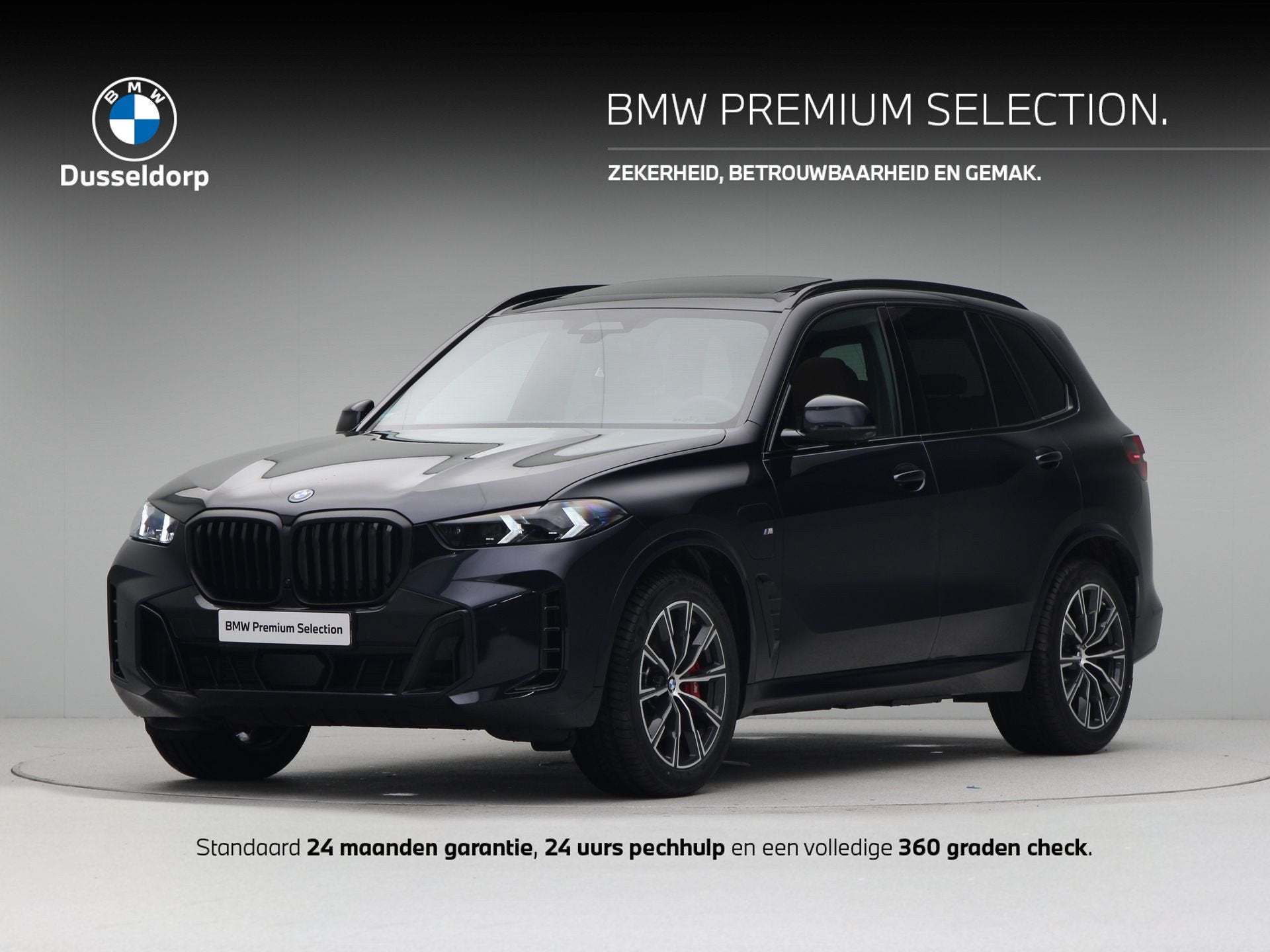 BMW X5 xDrive50e M sport SoH 100% (bj 2025, automaat), Auto's, Gebruikt, 2395 kg, Met garantie (alle), Overige brandstoffen