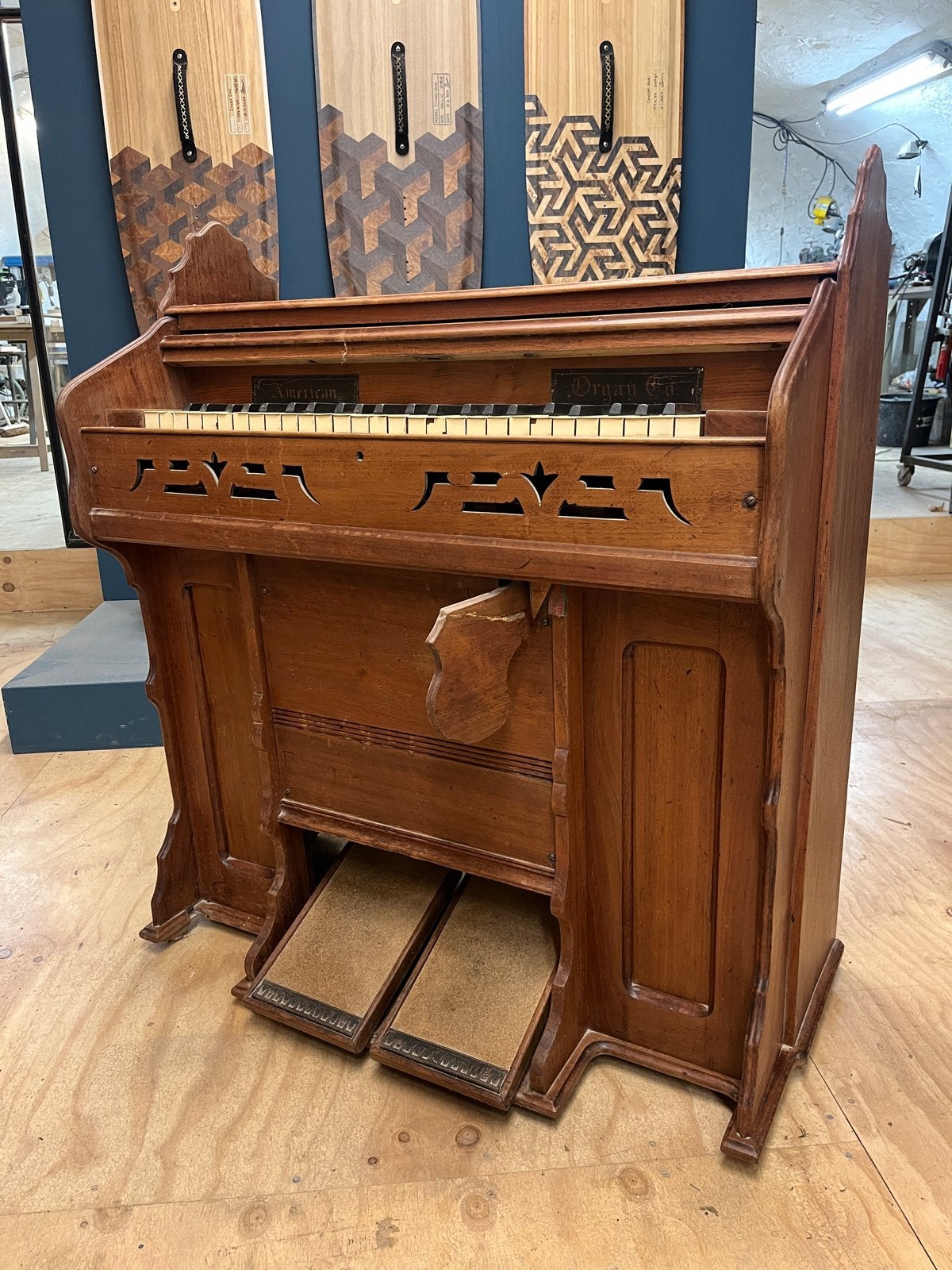 Antiek American Organ Co. Harmonium - Prachtig geluid, Muziek en Instrumenten, Orgels, Ophalen, Gebruikt, 1 klavier, Harmonium