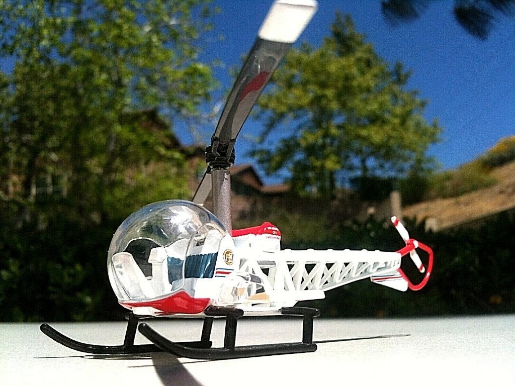 HO 1:85 Bell 47 Helicopter LA City Fire Department - Corgi, Hobby en Vrije tijd, Modeltreinen | H0, Wisselstroom, Ophalen of Verzenden