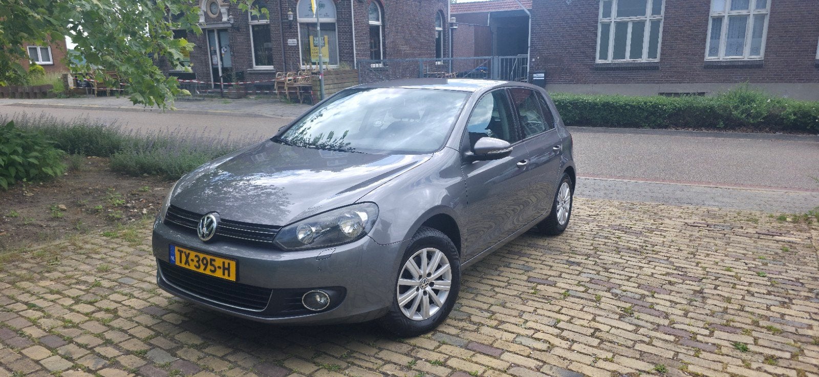 Volkswagen Golf 6 1.4 TSI 2de eigenaar 90KW 2009 Grijs, Auto's, Stof, Zwart, 4 cilinders, 122 pk