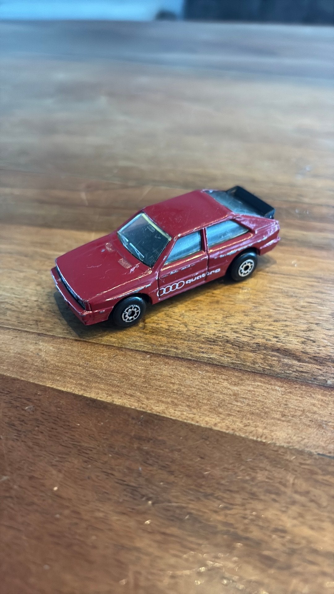 Matchbox audi Quattro 1982, Ophalen of Verzenden, Gebruikt, Auto