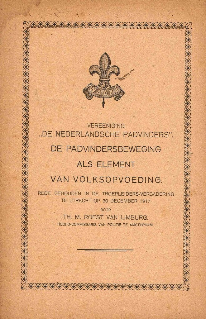 scouting Waakt:Padvindersbeweging als element volksopvoeding, Ophalen of Verzenden, Zo goed als nieuw, Boek of Tijdschrift