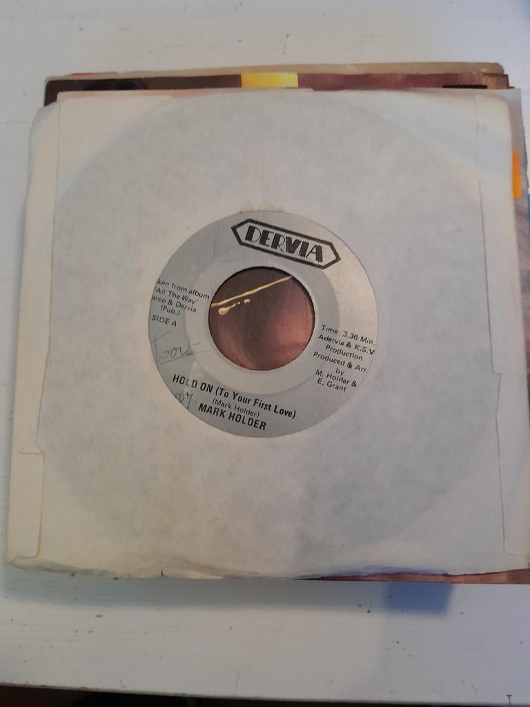Mark holder 7 inch hold on, Ophalen of Verzenden, Zo goed als nieuw, Pop