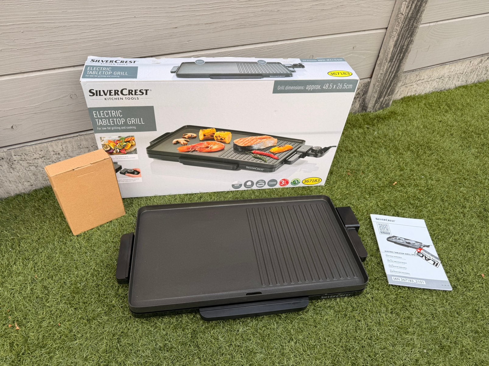 Electrische tafelgrill van Silver Crest, Ophalen, Zo goed als nieuw