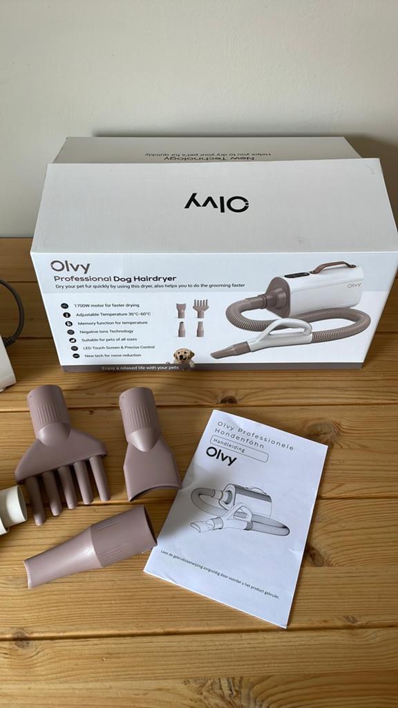 Olvy Pets - Professionele Hondenfohn - Waterblazer, Ophalen, Zo goed als nieuw