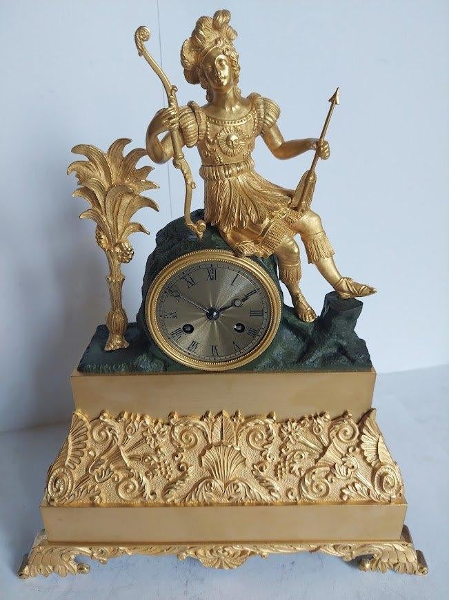 Franse pendule, circa 1830-1840, Antiek en Kunst, Antiek | Klokken, Ophalen