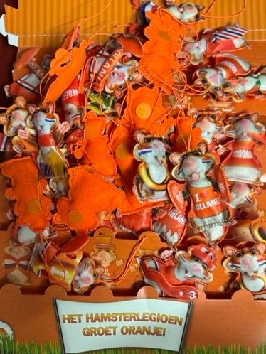 Hamsterlegioen Groet Oranje - WK/EK Hamsters, Verzenden, Gebruikt
