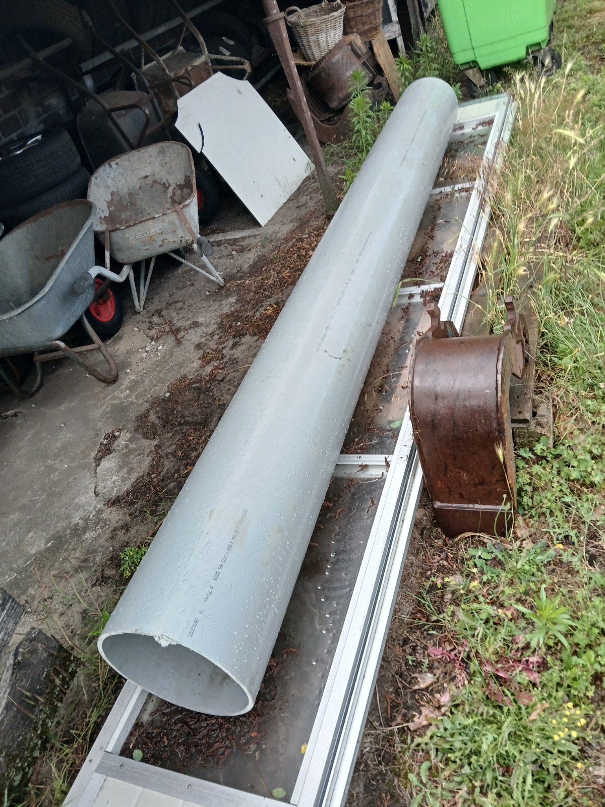 Grote PVC afvoerbuis Ø 315mm - Nieuwstaat, Ophalen, Pvc, Zo goed als nieuw, Minder dan 2 meter